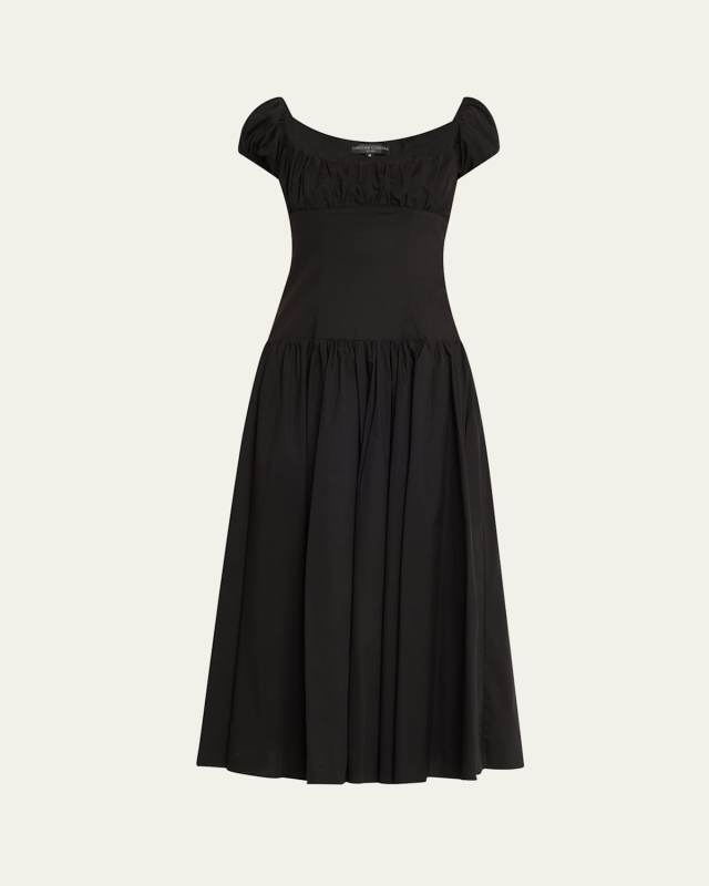 Augusta Drop-Waist Maxi Dress